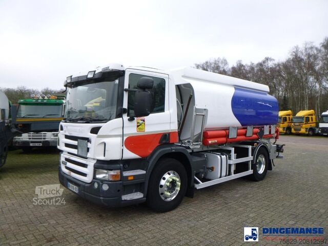 Tankwagen Scania P 270 DB 4x2 fuel tank 13.6 m3 / 4 comp