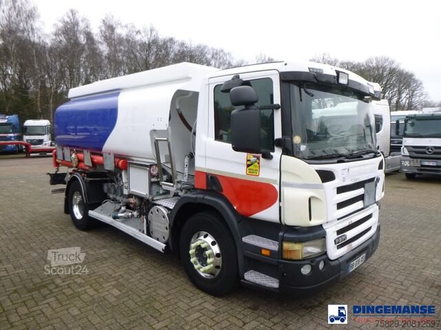 Tankwagen Scania P 270 DB 4x2 fuel tank 13.6 m3 / 4 comp