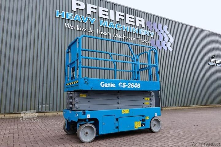 Schaarlift Genie GS2646 Electric, Working Height 9.80m, Capacity 45