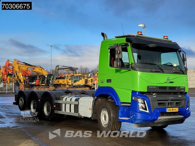 Châssis avec cabine Volvo FMX 460 FMX 8X4 NL-Truck chassis Lift+Steering ...