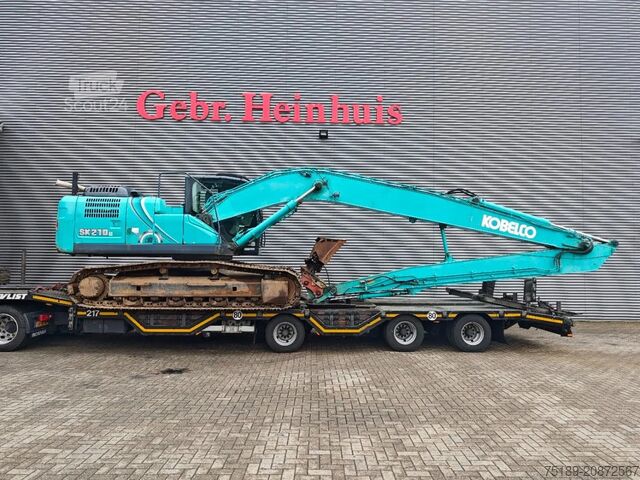 Raupenbagger Kobelco SK 210 LC-10 Long Reach Laser Preperation!