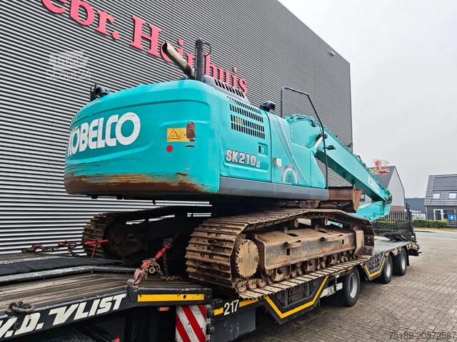 Raupenbagger Kobelco SK 210 LC-10 Long Reach Laser Preperation!