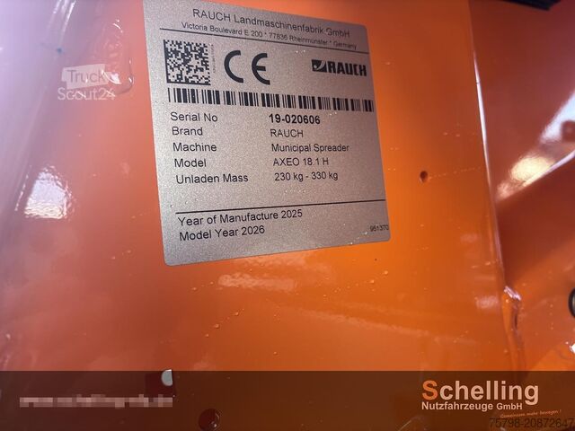 Jordbruksmaskin RAUCH Axeo 18.1 H