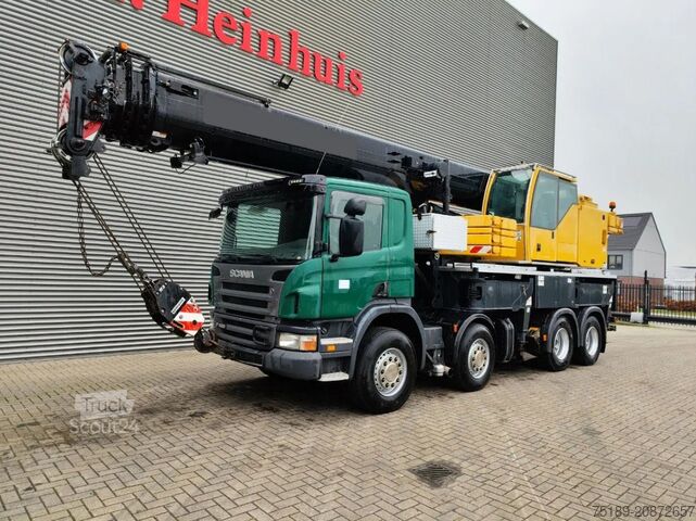 Camión grúa Liebherr LTF 1045-4.1 Scania P420 8x4 Euro 5 German Truck!