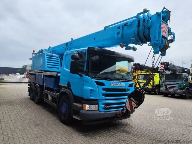 Kranwagen Scania P360 6x4 Liebherr LTF 1035-3.1