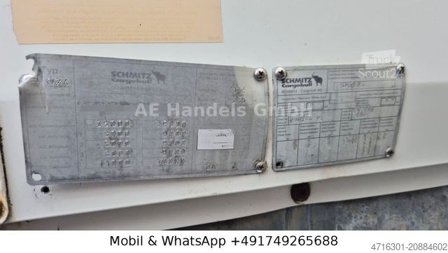 Semirremolque caja SCHMITZ CARGOBULL SKO 24 Koffer Stahl Isoliert *Liftachse/SAF