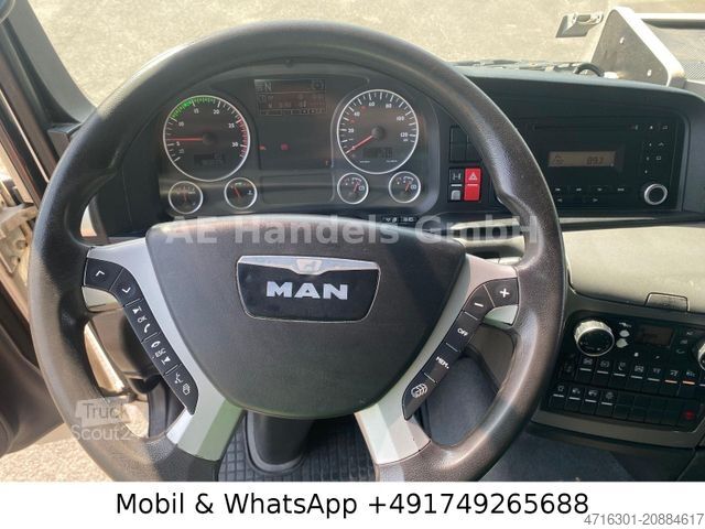 Roll-off tipper truck MAN TGS 35.440 XLX BL 8x2 Silo *Retarder/Lenk+Lift