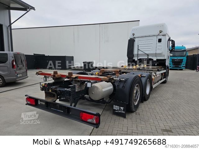 Camion con cassone intercambiabile IVECO SWay 460 AS BDF LNG*Retarder/Lenk+Lift/LBW/Multi