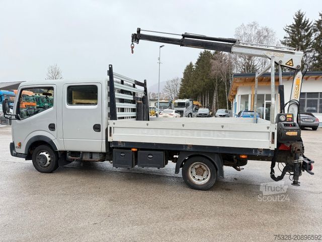 Pick-up panelvan NISSAN Cabstar 35.15 4X2 Doppelbereifung Pritsche Kran