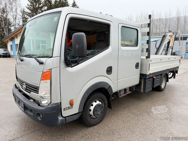 Pick-up panelvan NISSAN Cabstar 35.15 4X2 Doppelbereifung Pritsche Kran