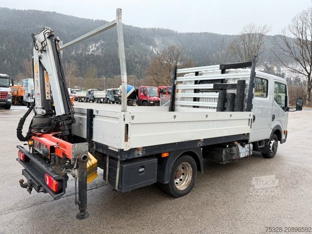 Pick-up panelvan NISSAN Cabstar 35.15 4X2 Doppelbereifung Pritsche Kran