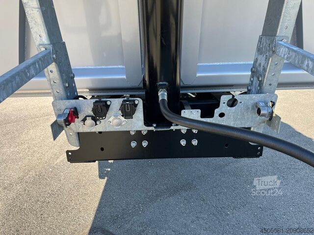 Polpriklopnik kiper Reisch 3-Achs-Kippsattelauflieger 39m³ Alumulde