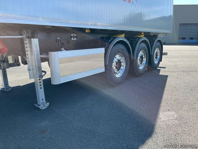 Polpriklopnik kiper Reisch 3-Achs-Kippsattelauflieger 39m³ Alumulde