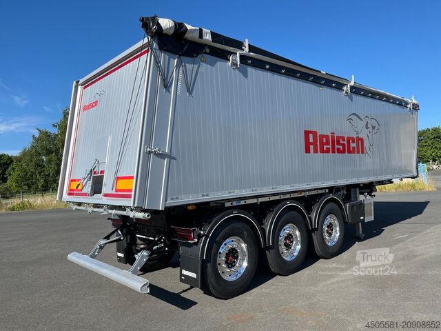 Polpriklopnik kiper Reisch 3-Achs-Kippsattelauflieger 39m³ Alumulde