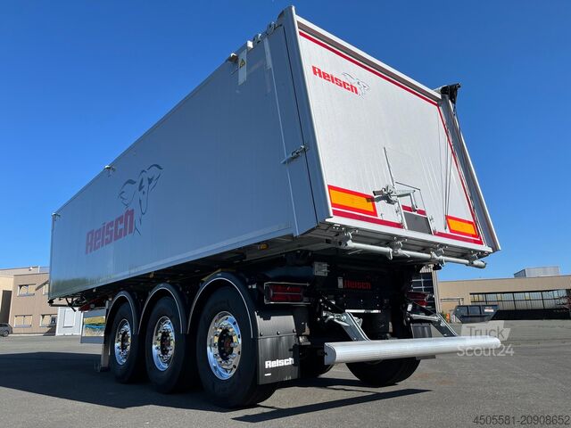 Polpriklopnik kiper Reisch 3-Achs-Kippsattelauflieger 39m³ Alumulde