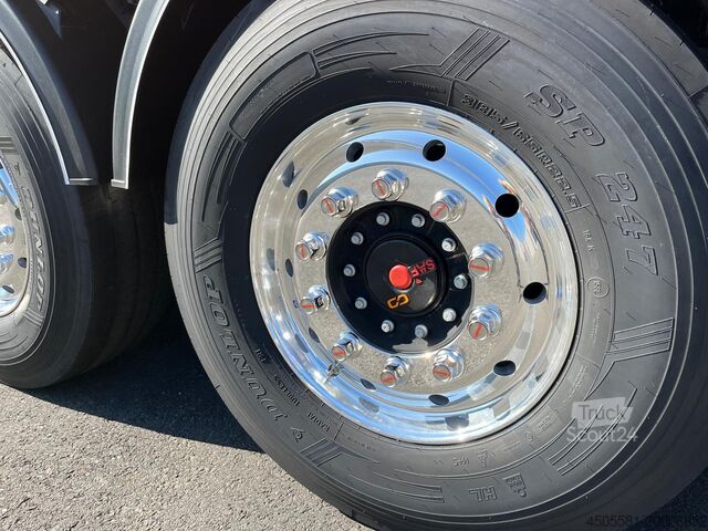 Polpriklopnik kiper Reisch 3-Achs-Kippsattelauflieger 39m³ Alumulde