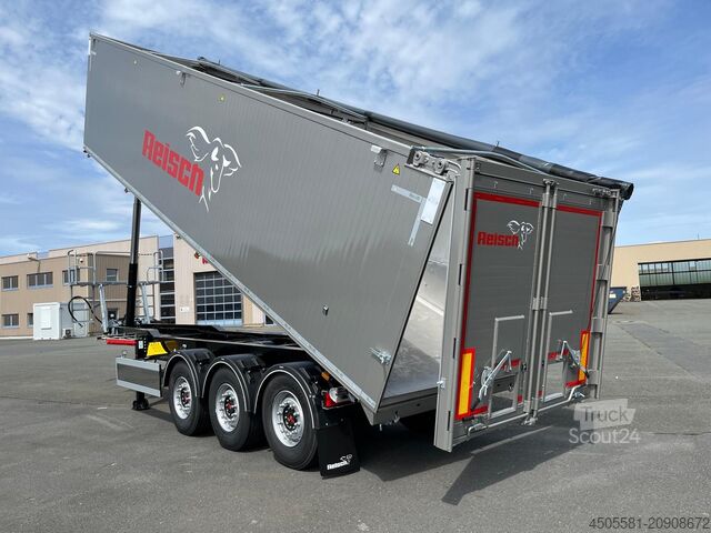 Reisch semirremolque basculante de 3 ejes 50m³ Reisch 3-Achs-Kippsattelauflieger Alumulde Alug