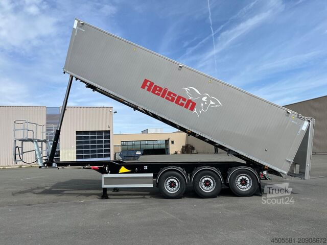 Reisch semirremolque basculante de 3 ejes 50m³ Reisch 3-Achs-Kippsattelauflieger Alumulde Alug