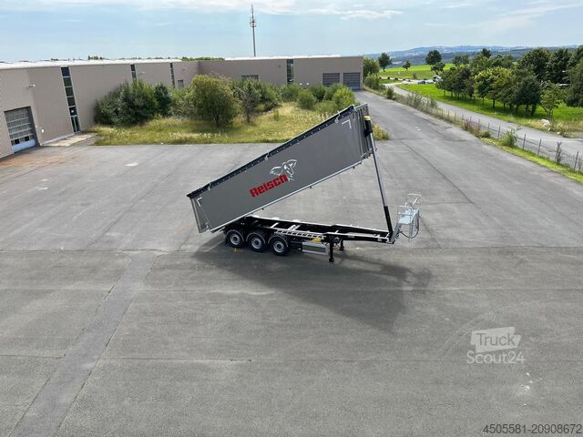 Reisch semirremolque basculante de 3 ejes 50m³ Reisch 3-Achs-Kippsattelauflieger Alumulde Alug