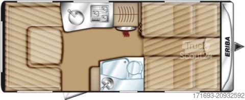 Wohnwagen Hymer/Eriba Nova 541 LuxusLine/Mover