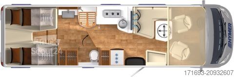 Integrovaný obytný vůz Hymer/Eriba B-Klasse ML I 880 MESSE ANGEBOTE ON TOP