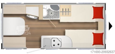 Lakókocsi Bürstner Premio 460 TL MESSE ANGEBOTE ON TOP