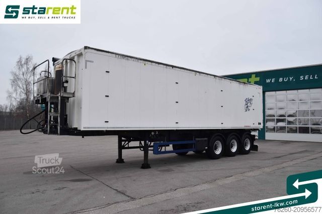 Semirremolque volquete SCHWARZMÜLLER 3-Achs Kipper 60m³ Liftachse Alufelgen