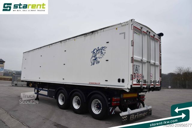Semirremolque volquete SCHWARZMÜLLER 3-Achs Kipper 60m³ Liftachse Alufelgen