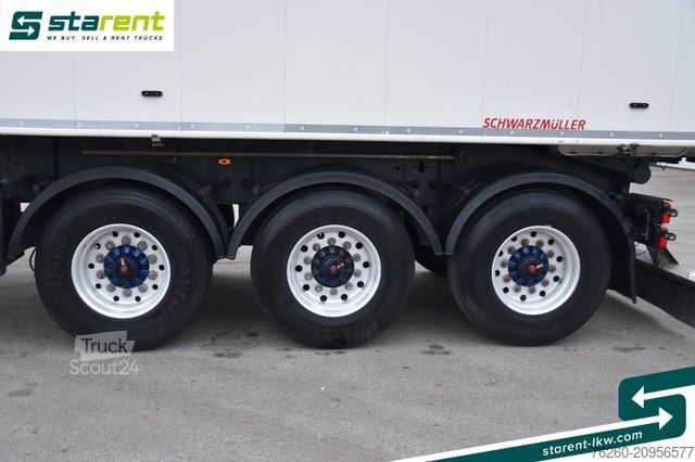 Semirremolque volquete SCHWARZMÜLLER 3-Achs Kipper 60m³ Liftachse Alufelgen