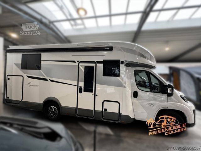 Half-integraal camper MOBILVETTA Krosser P90 NB 6 x Pakete Markise 4,4t. FAS LED