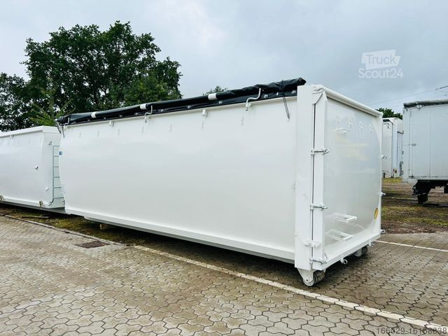 Remorcă cu șasiu interschimbabil  Abroll Container Schlammdicht 35m³