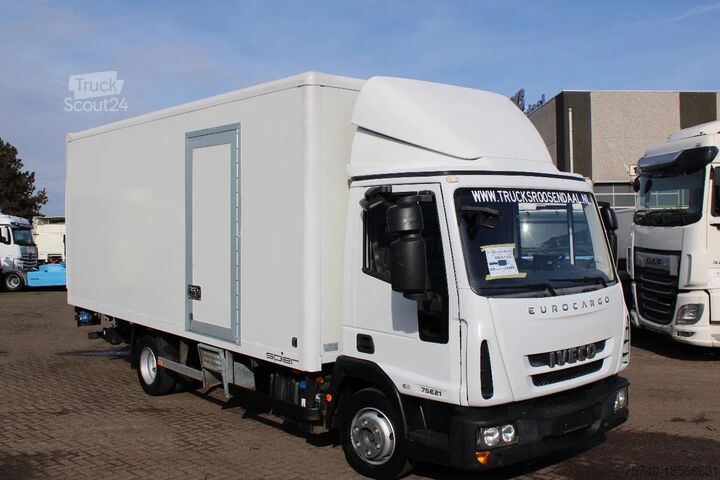 Koffer Iveco Eurocargo 75E21 + euro 6 + manual + 7.5t