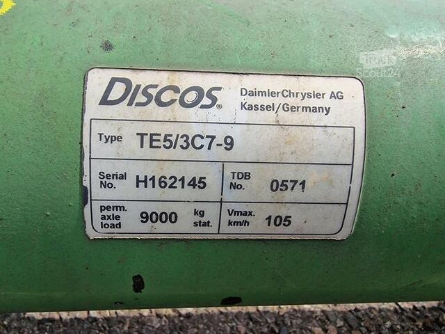 Achse MERCEDES discos schijfrem