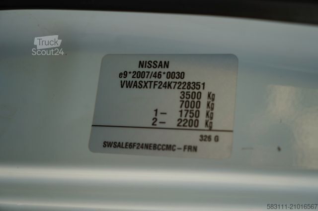 Fourgon benne basculante NISSAN NT 400 / WYWROTKA STALOWA / BLI?NIAK / MANUAL /