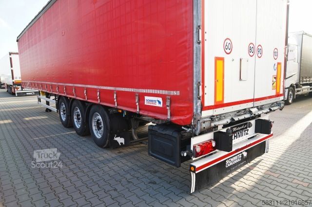 Auflieger mit Pritsche & Plane SCHMITZ CARGOBULL FIRANKA / STANDARD / PLANDEKA ZBROJONA 