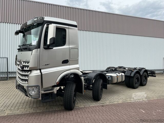 Camion benne à bras amovible Mercedes-Benz Arocs 4163/8x4 Arocs 4163/8x4, Hiab 26.59, Funk, Multimedia Cockpit,