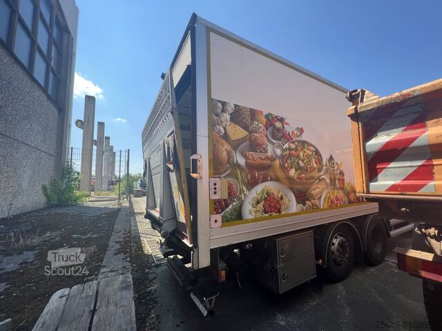 Autocarro con cassone Scania G420 6x2, ERSATZTEILSPENDER! G420 6x2, Liftachse, Hiab LBW, Motor defekt!