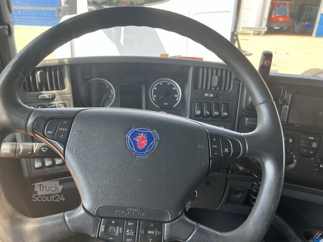 Autocarro con cassone Scania G420 6x2, ERSATZTEILSPENDER! G420 6x2, Liftachse, Hiab LBW, Motor defekt!