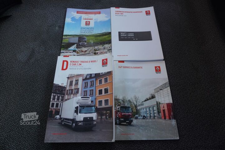 Flatbed truck with crane Renault C280 DTI 8 / FASSI crane 5.6T / range 8m