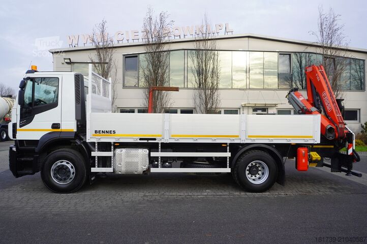 Camions plateau Iveco Stralis X-Way 310 4x2 E6 / Fassi F155