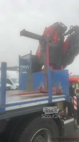 Flatbed with crane DAF CF 480 8x4 E6 / Fassi F315A.2.26 crane