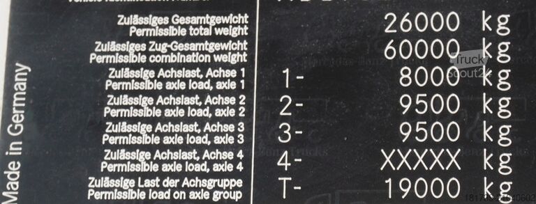 Sklápač so žeriavom Mercedes-Benz Actros 2641 6×4 E5 / Crane / Dumper