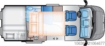 SUNLIVING V 55 SP TENTTOP - COMFORT EDITION MINI VAN MED TOALETT, NY SUNLIVING V 55 SP TentTop - COMFORT EDITION