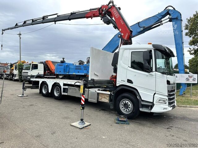 Kranwagen DAF XD 450 6x4 + (24m) CRANE FASSI F345 8x + WINCH ...