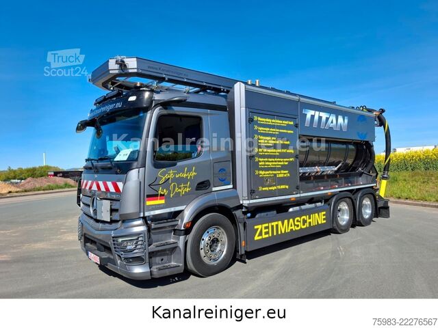 Vákuová cisterna MERCEDES-BENZ Actros 2546 L 6x2 BL Krüger Sauger SSP12-2 GAK