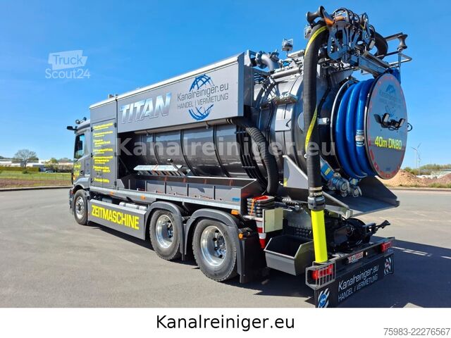 Vákuová cisterna MERCEDES-BENZ Actros 2546 L 6x2 BL Krüger Sauger SSP12-2 GAK