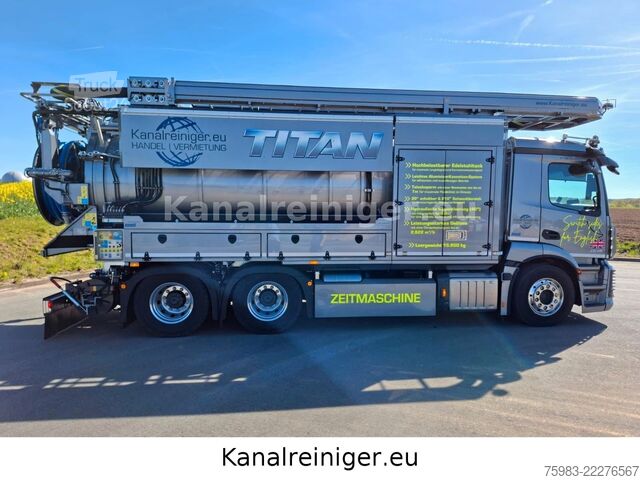 Vákuová cisterna MERCEDES-BENZ Actros 2546 L 6x2 BL Krüger Sauger SSP12-2 GAK