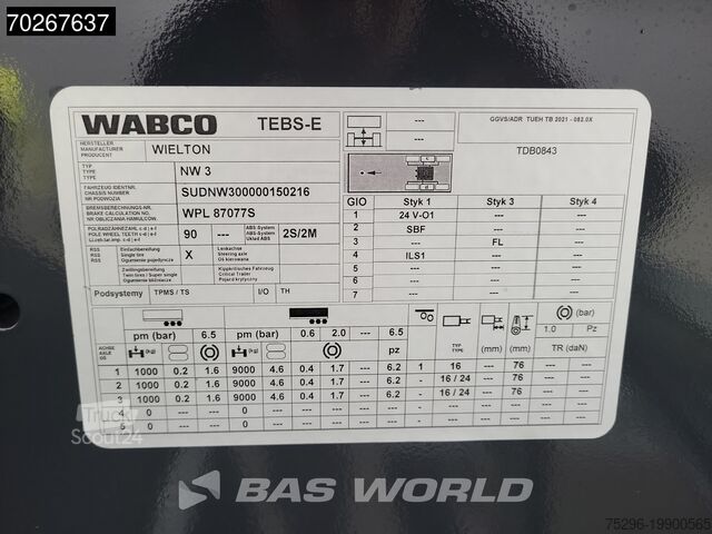 Pašizgāzējs Wielton NW-3 NEW 55m3 Liftachse HARDOX