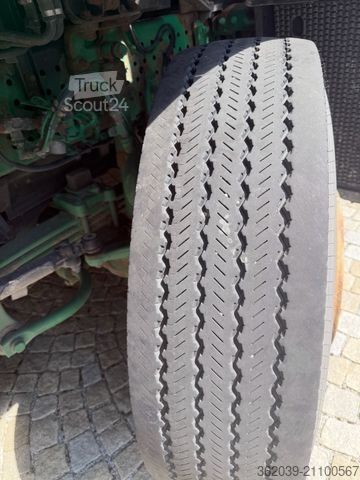 Tovorno vozilo s ravno platformo in ponjavo MERCEDES-BENZ 2543 6X2 PRTSCHE PLANE LBW BLATT LUFT LENKACHSE