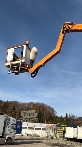 Lastbilsmonterad arbetsplattform MERCEDES-BENZ 1323 HUBSTEIGER 22 M TOP ZUSTAND